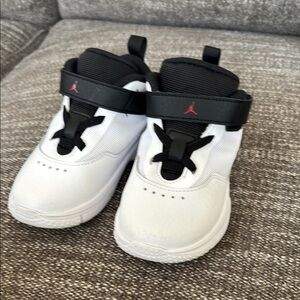 Jordan Kids' Black and White Sneakers